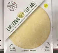 Mängden socker i Cauliflower pizza crust