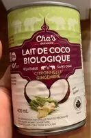 Mängden socker i Lait de coco biologique