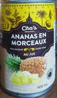 Mängden socker i Ananas en morceaux