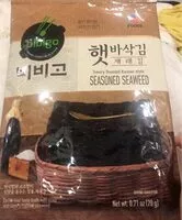 Mängden socker i seasoned seaweed