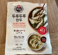 Mängden socker i Duru duru all purpose vegtable and pork dumplings
