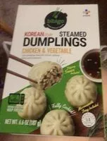 Mängden socker i Korean style steamed dumplings chicken and vegetable