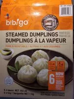 Mängden socker i Steamed Dumplings Pork & Vegetable