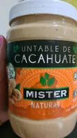 Mängden socker i Mister natural untable de cacahuate