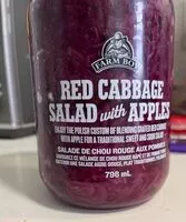 Mängden socker i Red cabbage salad with apples
