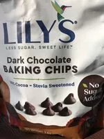Mängden socker i Lilys dark chocolate baking chips