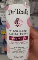 Mängden socker i Witch hazel facial toner, rose water