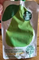 Mängden socker i Organic pear puree with oats