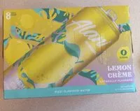 Mängden socker i Fizzi Flavored Water - lemon crème