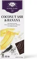 Mängden socker i Coconut ash banana superdark chocolate bar