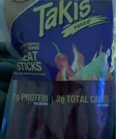Mängden socker i Takis meat sticks