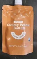 Mängden socker i Organic Creamy Peanut Butter