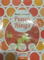 Mängden socker i Peach rings