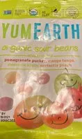 Mängden socker i Yumearth naturals sour beans