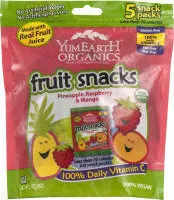 Mängden socker i Organic Fruit Snacks