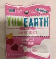 Mängden socker i Yum Earth Gummy Fruits