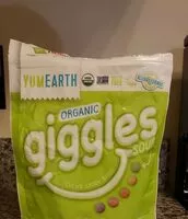 Mängden socker i Organic Giggles Chewy Candy Bites