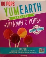 Mängden socker i Yum Earth vitamin C pops