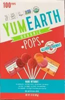 Mängden socker i Organic Pops