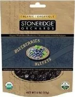 Mängden socker i Stoneridge orchards organic blueberries