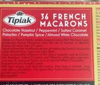 Mängden socker i 36 french macarons