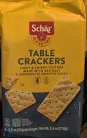Mängden socker i Gluten free table crackers