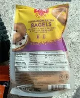 Mängden socker i Cinnamon raisin bagels