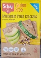 Mängden socker i Multigrain table crackers