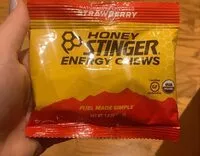 Mängden socker i Honey Stinger Energy Chews Strawberry