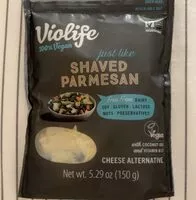 Mängden socker i Shaved Parmesan
