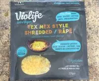 Mängden socker i Tex mex style shredded alternative cheese