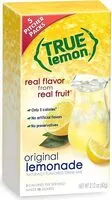 Mängden socker i True lemon original lemonade only calories per serving