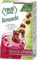 Mängden socker i True lime black cherry limeade count