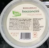 Mängden socker i Mozzarella Bocconcini