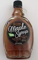 Mängden socker i Maple syrup