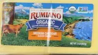 Mängden socker i Rumiano organic medium cheddar