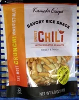 Mängden socker i Savory rice snack sweet chili with roasted peanuts