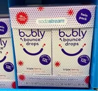 Mängden socker i Bubly bounce drops