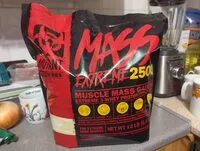 Mängden socker i Mass Extreme 2500 Vanilla Ice Cream flavour