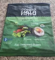 Mängden socker i Organic Sushi Nori, Wasabi Style