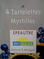 Mängden socker i Tartelettes myrtilles
