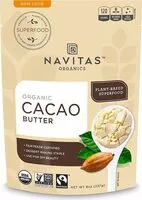 Mängden socker i organic Cacao butter