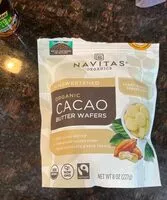 Mängden socker i Unsweetened Organic Cacao Butter Wafers