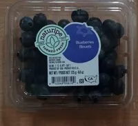 Mängden socker i Blueberries Bleuets