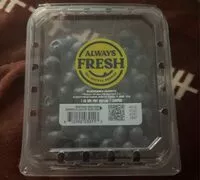 Mängden socker i blueberrys