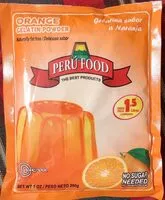 Mängden socker i Orange Gelatin Powder