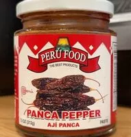 Mängden socker i Panca Pepper (Aji Panca)