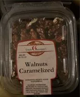 Mängden socker i Walnuts Carmelized