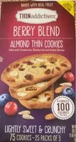 Mängden socker i Berry Blend Almond thin cookies