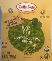 Mängden socker i 100% Pea Organic Penne Pasta